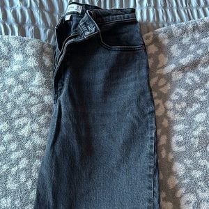 Abercrombie and Fitch Curve Love Ultra High Rise 90s Straight Jeans